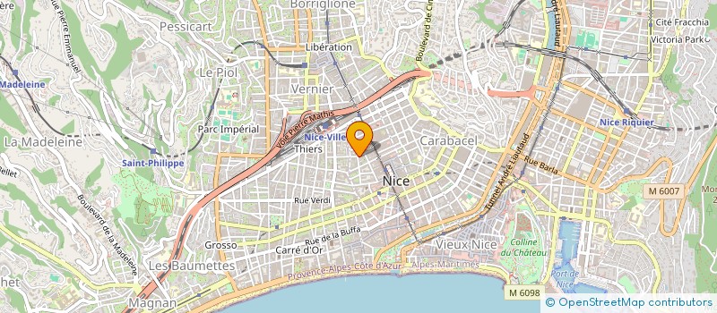 localisation de l'entreprise SAS TABRA à NICE