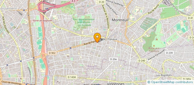 localisation de l'entreprise SAS TACHOUR à MONTREUIL