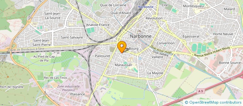 localisation de l'entreprise SAS TACTICAM à NARBONNE