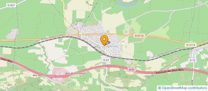 localisation de l'entreprise SAS TALON  CAPENDU