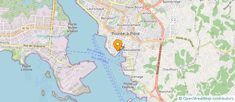 localisation de l'entreprise SAS TAMARA CHERGUI-VILO NOTAIRE ASSOCIE à POINTE-A-PITRE