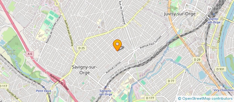 localisation de l'entreprise SAS TANIS à SAVIGNY-SUR-ORGE