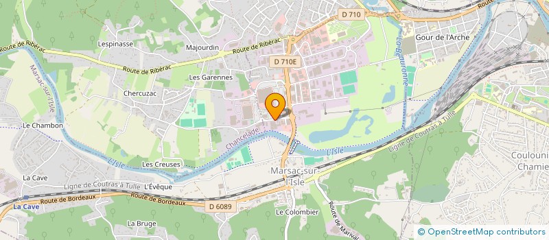 localisation de l'entreprise SAS TARONDEAU à MARSAC-SUR-L'ISLE