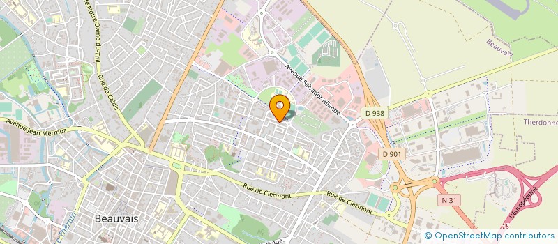 localisation de l'entreprise SAS TAXI DU THIL  BEAUVAIS