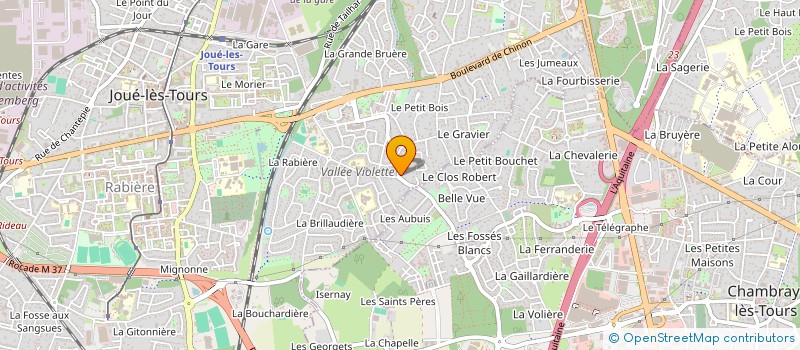 localisation de l'entreprise SAS TAXI PMR 37 à JOUE-LES-TOURS
