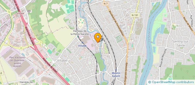 localisation de l'entreprise SAS TBS TRANSPORTS à CORBEIL-ESSONNES