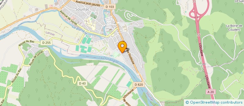 localisation de l'entreprise SAS TEAM CLEAN  SOUILLAC