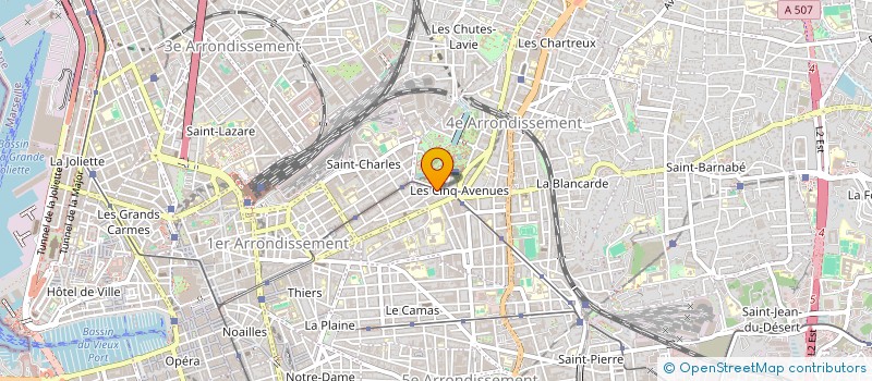 localisation de l'entreprise SAS TEAM INTERIM PROVENCE à MARSEILLE