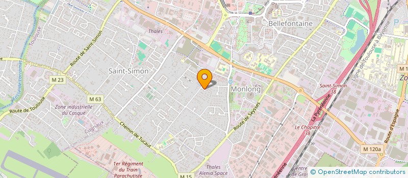 localisation de l'entreprise SAS TEATA  TOULOUSE