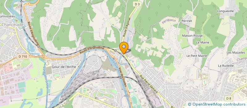 localisation de l'entreprise SAS TECH PHONIE 24 à PERIGUEUX