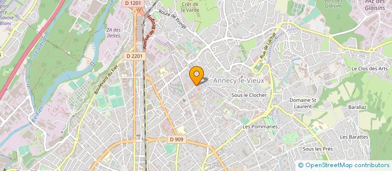 localisation de l'entreprise SAS TECHNIC AUTOMATION à ANNECY