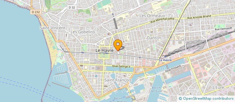 localisation de l'entreprise SAS TEG SERVICES à LE HAVRE