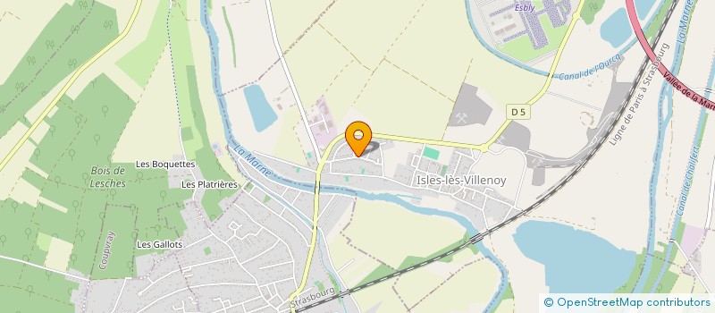 localisation de l'entreprise SAS TEMPLIER  ISLES-LES-VILLENOY