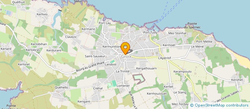 localisation de l'entreprise SAS TENTE QM  GROIX