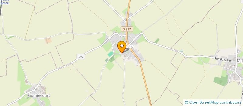 localisation de l'entreprise SAS TEREUM IMMOBILIER  ERVILLERS