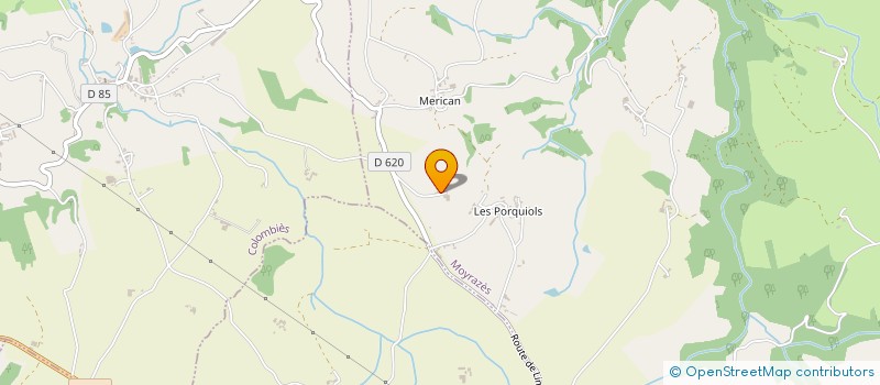 localisation de l'entreprise SAS TERRENERGIE  MOYRAZES