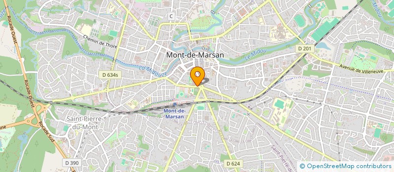 localisation de l'entreprise SAS TERRES DE TABAC  MONT-DE-MARSAN