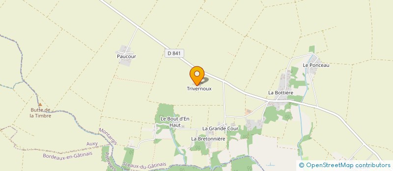 localisation de l'entreprise SAS TERRES DE TRIVERNOUX à SCEAUX-DU-GATINAIS