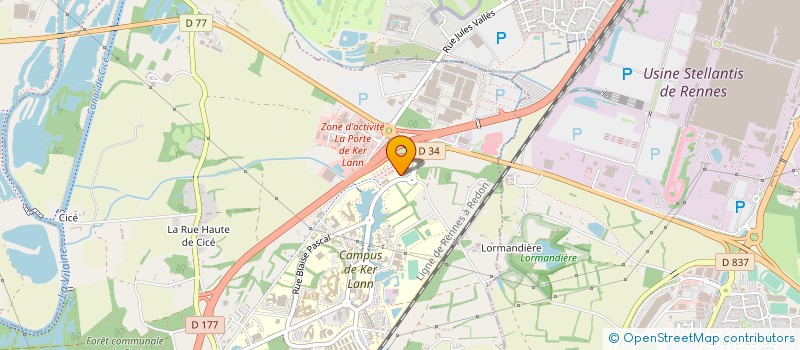 localisation de l'entreprise SAS TERRIAL à BRUZ