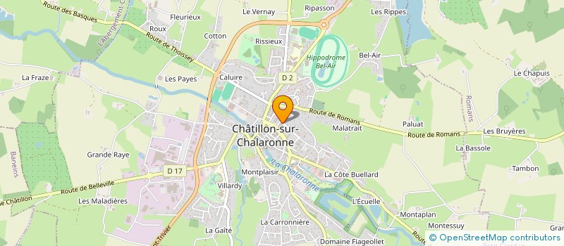 localisation de l'entreprise SAS TETIAROA à CHATILLON-SUR-CHALARONNE