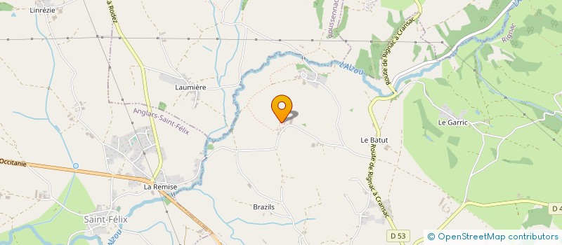 localisation de l'entreprise SAS TEULIER ENERGIE  RIGNAC