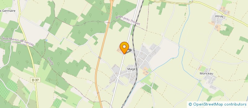 localisation de l'entreprise SAS TEXEREAU ENERGIE  LOUZY