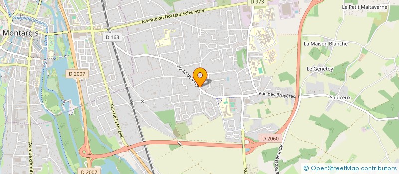 localisation de l'entreprise SAS TH à AMILLY