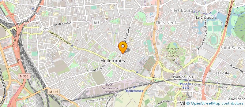 localisation de l'entreprise SAS THC FAIDHERBE  LILLE