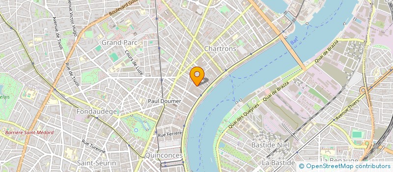 localisation de l'entreprise SAS THDUROUX  BORDEAUX