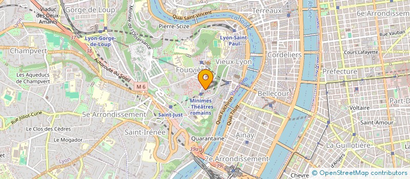 localisation de l'entreprise SAS THEATRE PERMANENT à LYON