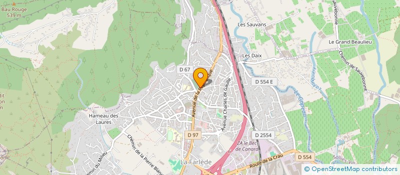 localisation de l'entreprise SAS THELO  LA FARLEDE