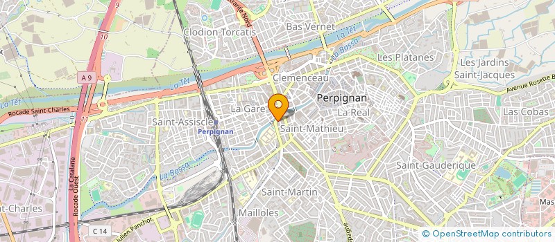 localisation de l'entreprise SAS THEO BON ENDROIT  PERPIGNAN