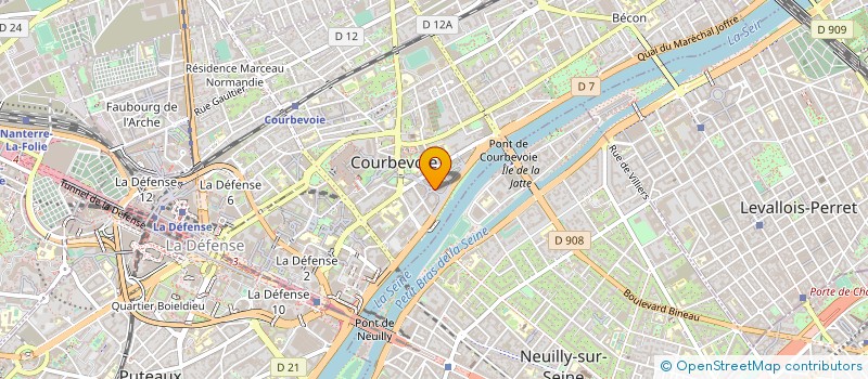 localisation de l'entreprise SAS THEO DUVERGER à COURBEVOIE