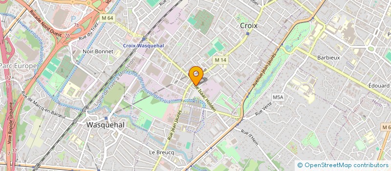localisation de l'entreprise SAS THERET à CROIX