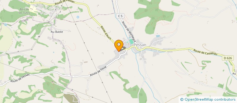 localisation de l'entreprise SAS THIBAULT CANTALEJO  AUCH