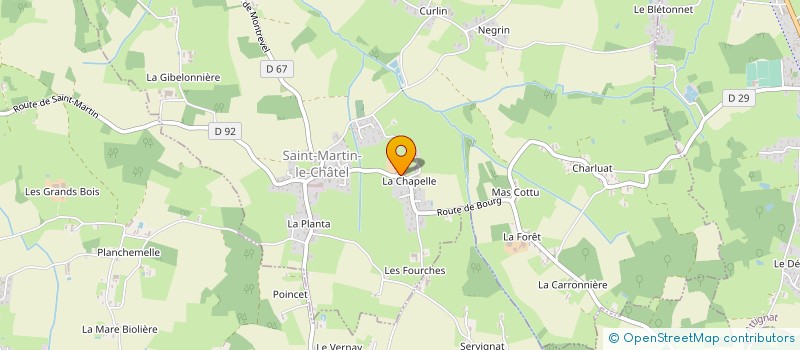 localisation de l'entreprise SAS THIERRY RICHONNIER à SAINT-MARTIN-LE-CHATEL