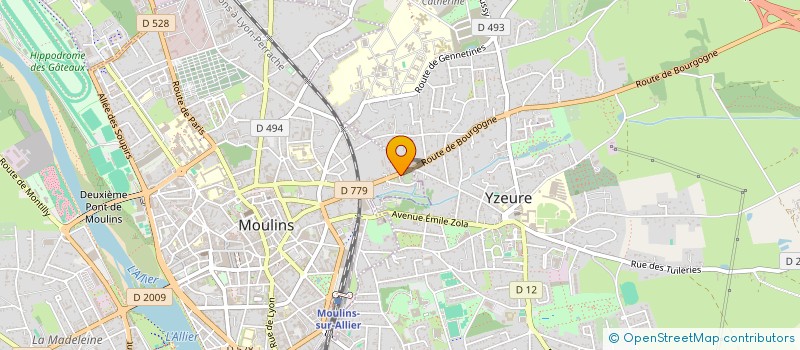 localisation de l'entreprise SAS THIERRY TRAITEUR à MOULINS