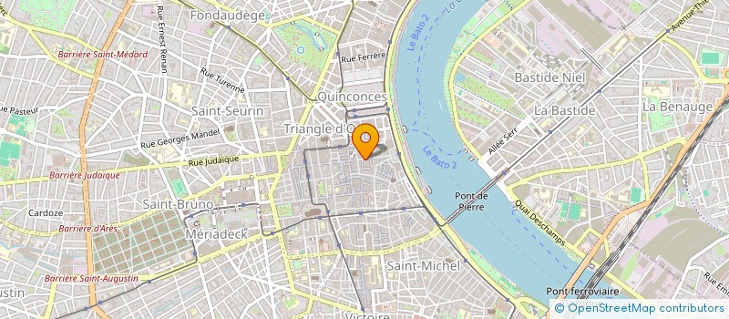 localisation de l'entreprise SAS THIS ET BRAD  BORDEAUX