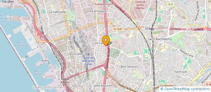 localisation de l'entreprise SAS THOMAS à MARSEILLE