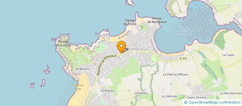 localisation de l'entreprise SAS THUBAN à SAINT-MALO