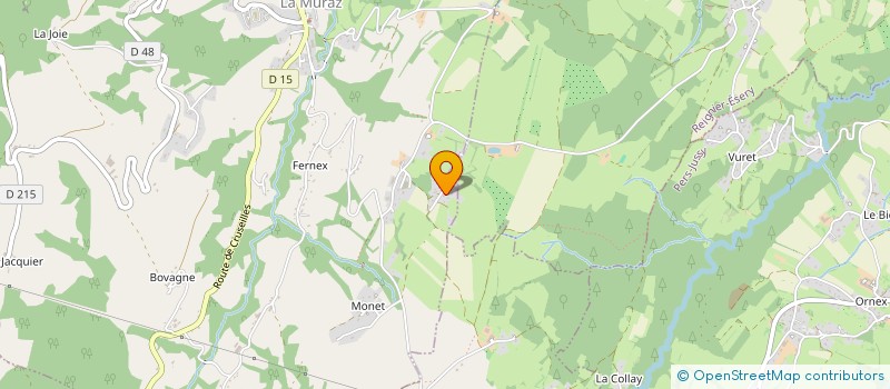 localisation de l'entreprise SAS THUREL ET DUPRAT MENUISERIE  LA MURAZ