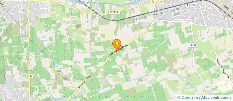 localisation de l'entreprise SAS THYMMO  LE THOR