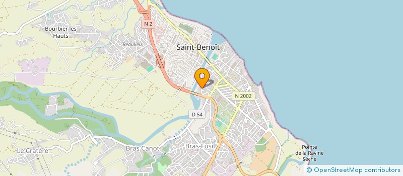 localisation de l'entreprise SAS TI-MEL  SAINT-BENOIT