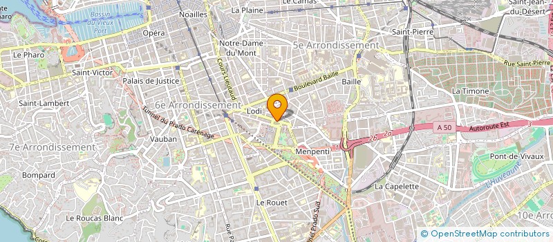 localisation de l'entreprise SAS TIC ET TAC à MARSEILLE