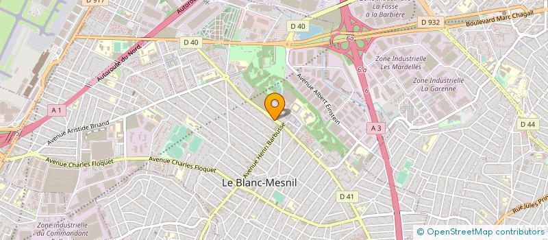 localisation de l'entreprise SAS TICU à LE BLANC-MESNIL