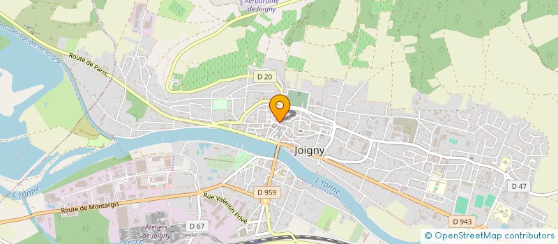 localisation de l'entreprise SAS TIMITAR à JOIGNY