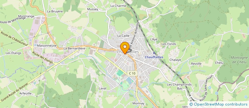 localisation de l'entreprise SAS TNI  CHAUFFAILLES