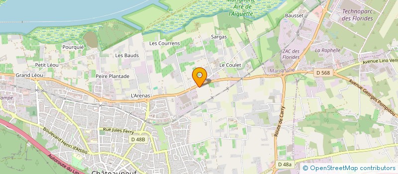 localisation de l'entreprise SAS TOLA à CHATEAUNEUF-LES-MARTIGUES