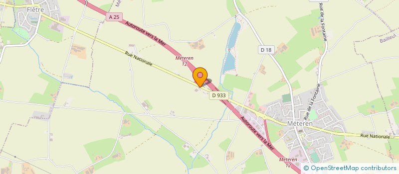localisation de l'entreprise SAS TOLERIE DES FLANDRES à METEREN