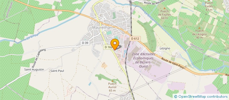 localisation de l'entreprise SAS TONY AUTO 34  MAUREILHAN